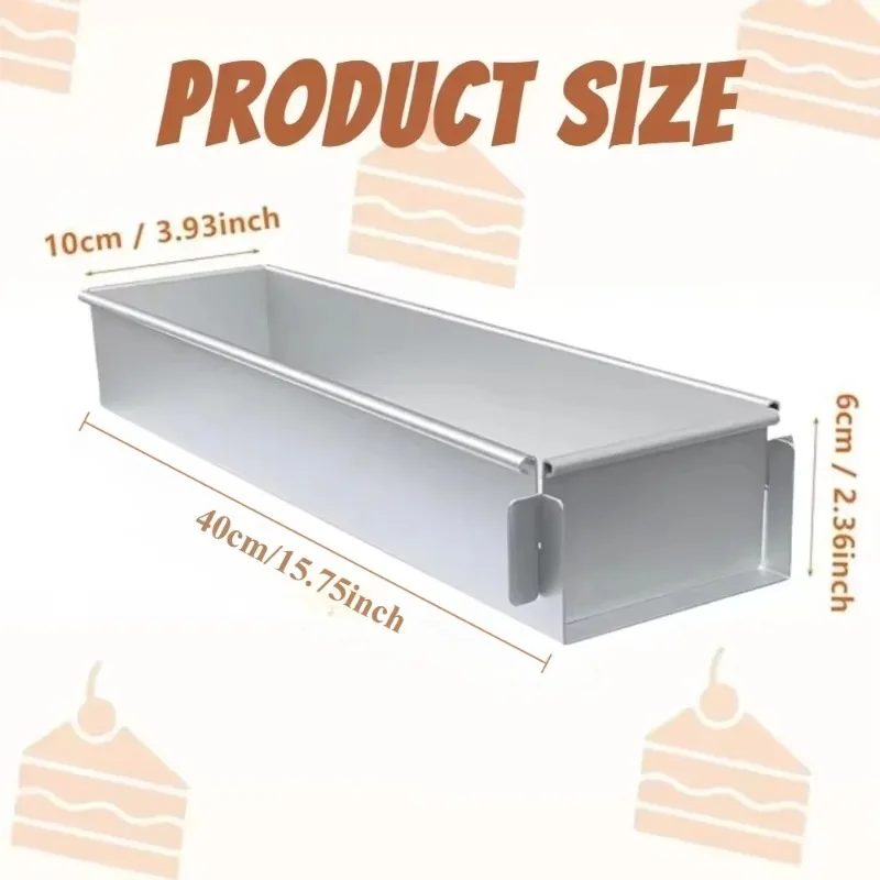 

Tiramisu Cake Mold and Cake Shovel Aluminum Alloy Removable Non-Stick DIY Cake Mousse Muffin Pan for Home Baking Enthusiasts