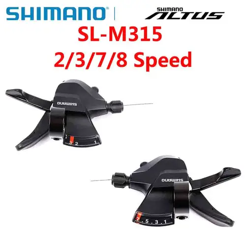 SHIMANO Altus SL M315 MTB palanca de cambios 2X7s 2X8s 3x7s 3x8s 2 3 7 8 14 16 21 24S velocidad bicicleta de montaña palanca de cambios juego de gatillo