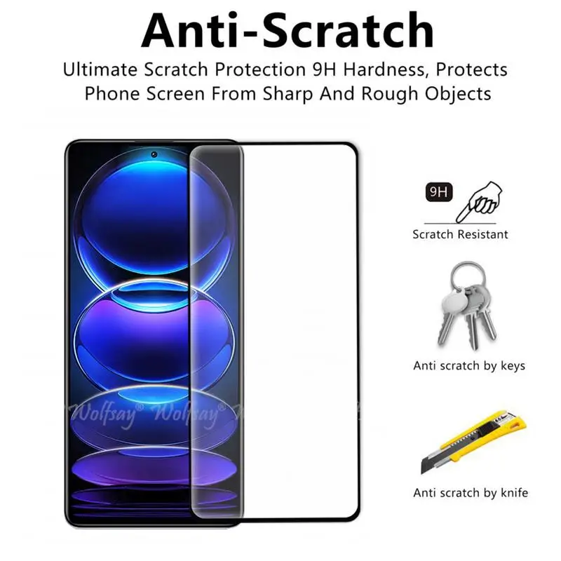 For Xiaomi Redmi Note 12 Pro Plus Glass Tempered Glass Redmi Note 12 Pro Turbo 11 Glass Full Cover Screen Protector Camera Film