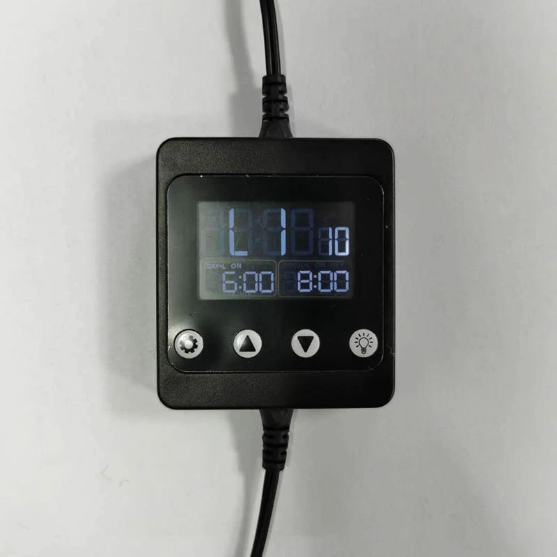 New Aquarium LED Light Controller Dimmer Modulator With LCD Display For Fish Tank Intelligent Timing Dimming System