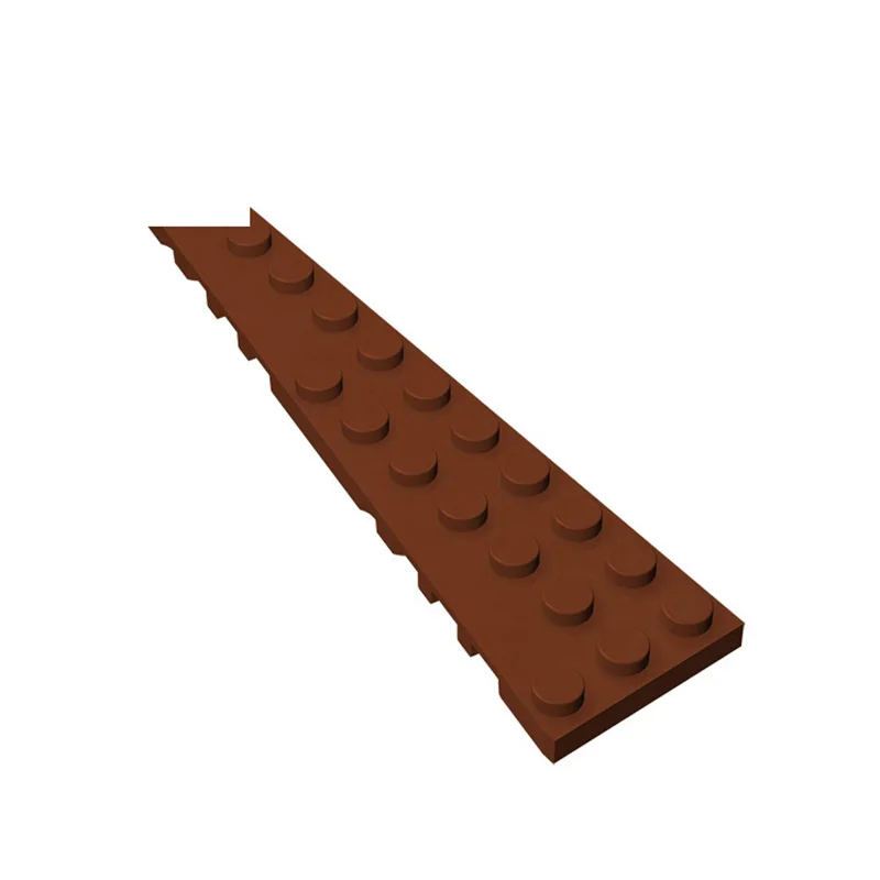 MOC 10PCS 47398 Wedge 12x3 Right Building Blocks Plate Board Brick Particle Puzzle Educational DIY Toys Children Birthday Gifts