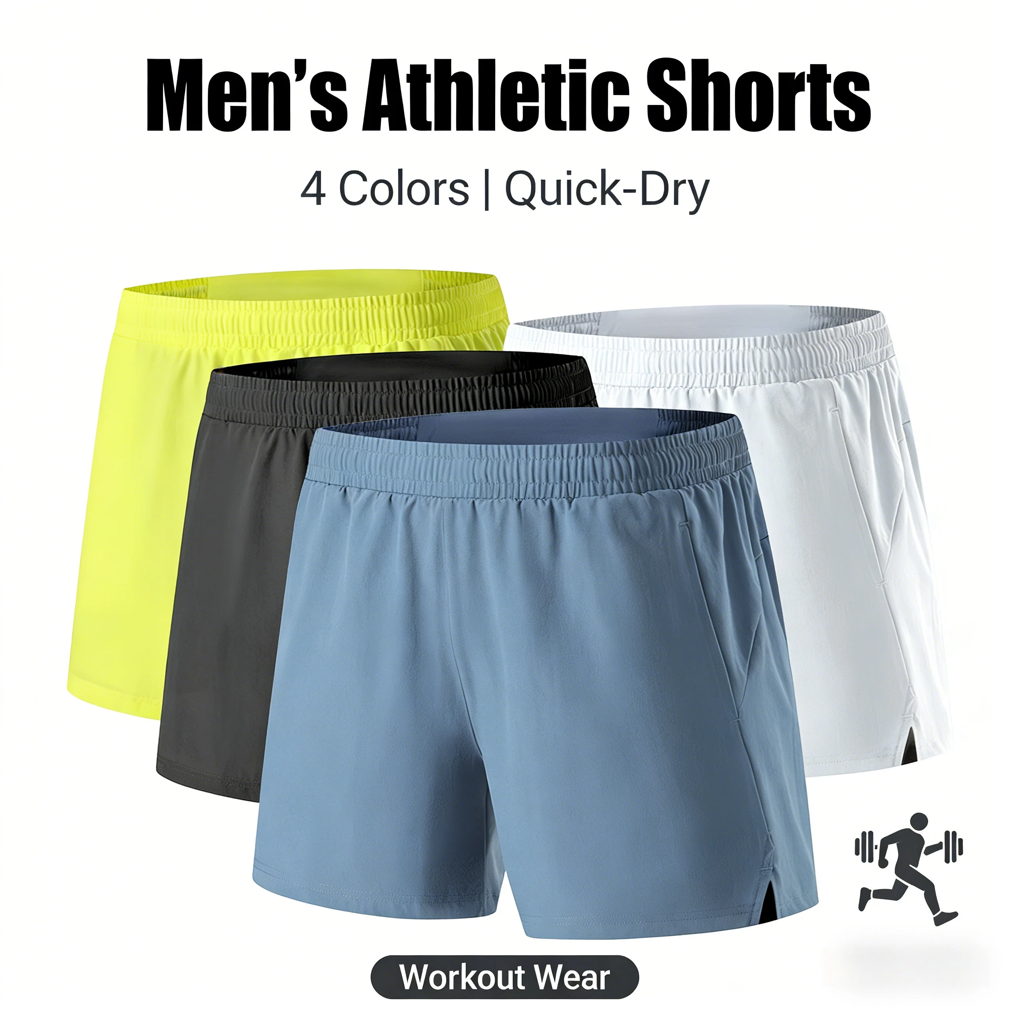 

Quick-drying shorts men's marathon track and field training fitness running shorts summer thin breathable sports