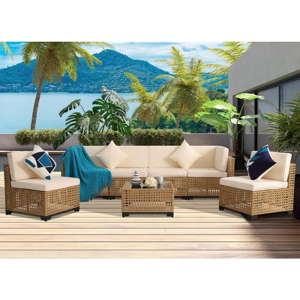 outsunny set tavolo e sedie da giardino in rattan