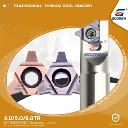 CNC Lathe Carbide Trapezoidal Thread Blade 11UID 16UID 22UID 27UID2.0 3.0 6.0TR SUNR/CUNR/HUNR0008K11U Internal Thread Tool Hold