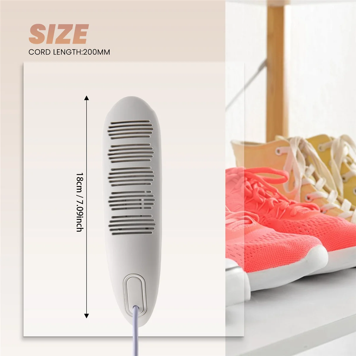 AA96 Tragbarer USB-Schuhtrockner, Heizmatten, Fußwärmer, Deodorant, Entfeuchtungsgerät, geeignet für verschiedene Schuhe