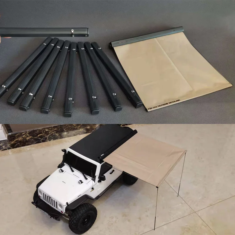 

Roof Side Tent Simulation Model Mood for 1/10 RC Crawler Car Traxxas TRX4 Defender TRX6 AXIAL SCX10 II 90046 RC4WD D90 Diy Parts