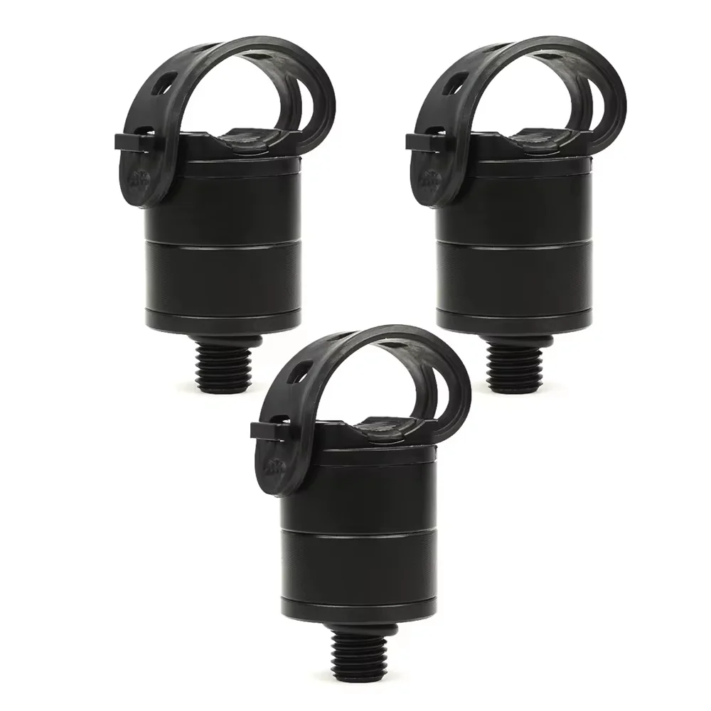 Hirisi 2 stuks snelwisselconnector voor karpervissen Aluminium Twist-Lock-adapter Veilige en duurzame hengelpod-visaccessoires