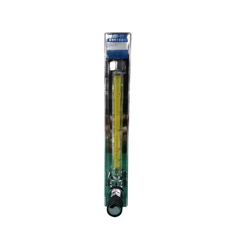 

Glass Rotameter Liquid flow meter with valve