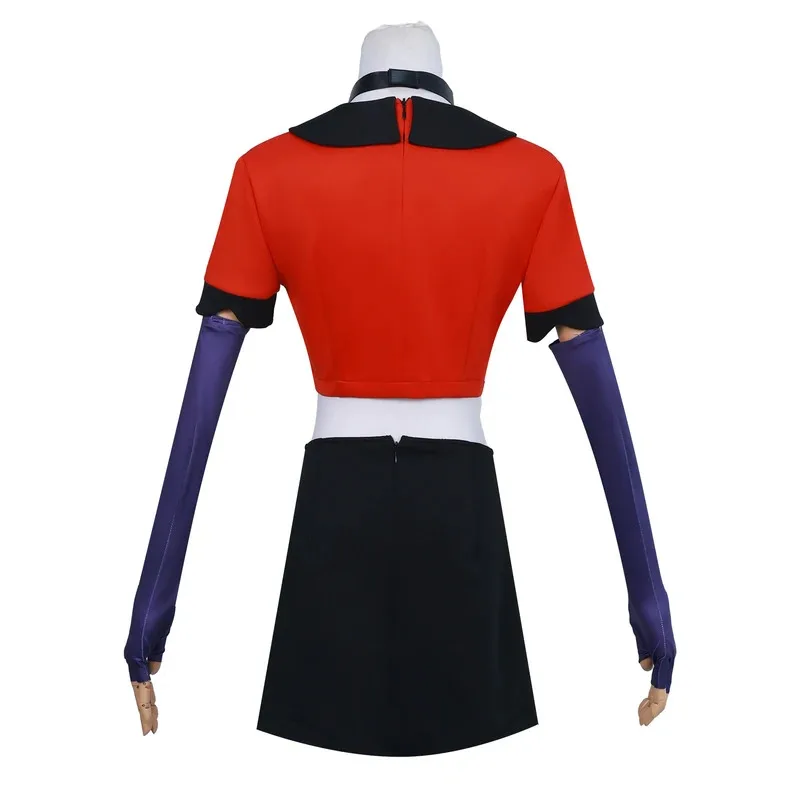 Hazbin Hotel Vaggie Cosplay disfraz Anime uniforme traje fiesta de Halloween Hotel carnaval uniforme disfraces Cos Disfraz Mujer Adulta