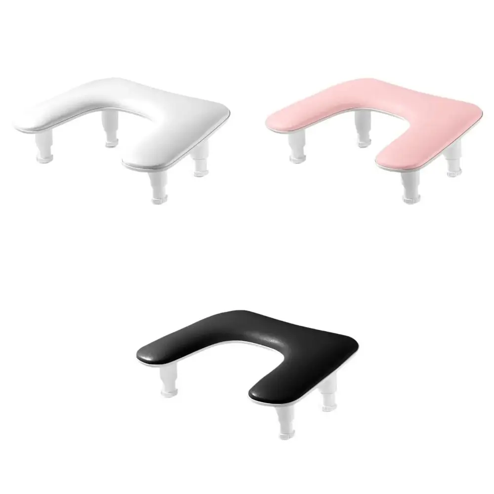 U-shaped Manicure Hand Pillow Ergonomic Rotating Lifting Nail Arm Rest Cushion Waterproof Comfortable Soft Nail Pillow