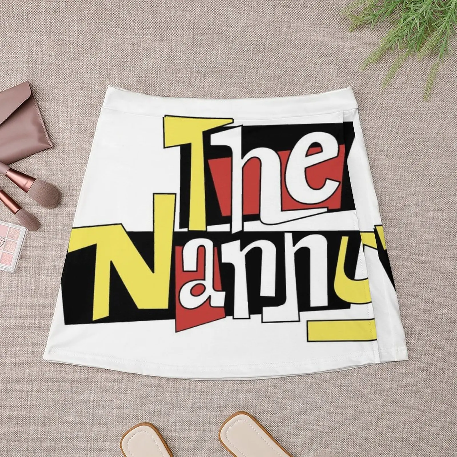 The Nanny Logo Mini Skirt korean skirt fairy grunge mini denim skirt for woman Mini