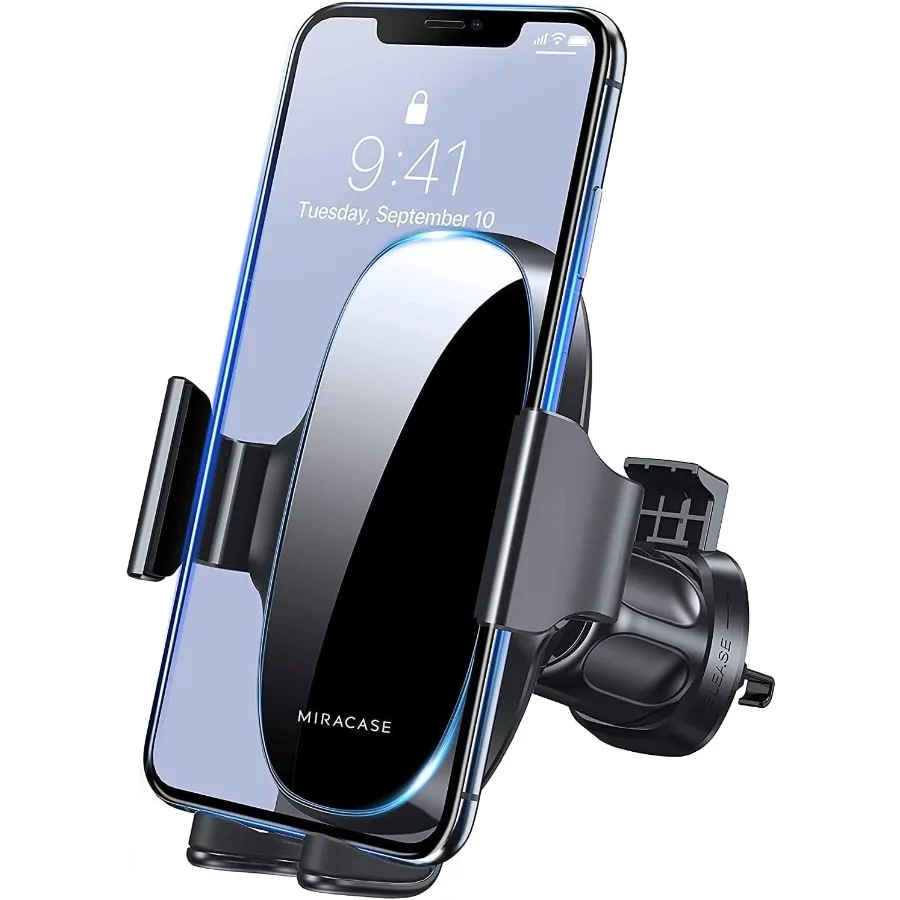 

Miracase Upgraded 2nd Generation Universal Phone Holder for Car Dashboard and Air Vent Mounting 3in1 Adjustable Design Compatib