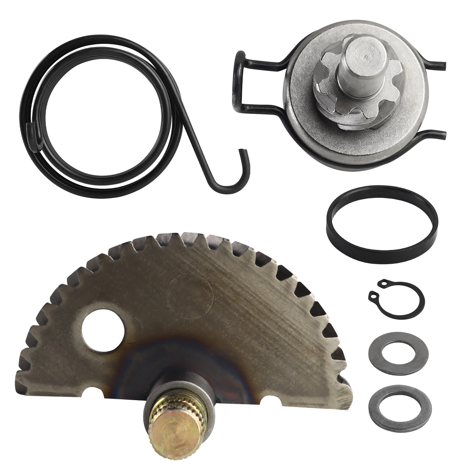 Kickstart Kick Start Gear Shaft Rebuild Kit for GY6 49cc 50cc 100cc 139QMB 139QMA Chinese Scooter Moped ATV Go Kart Engine