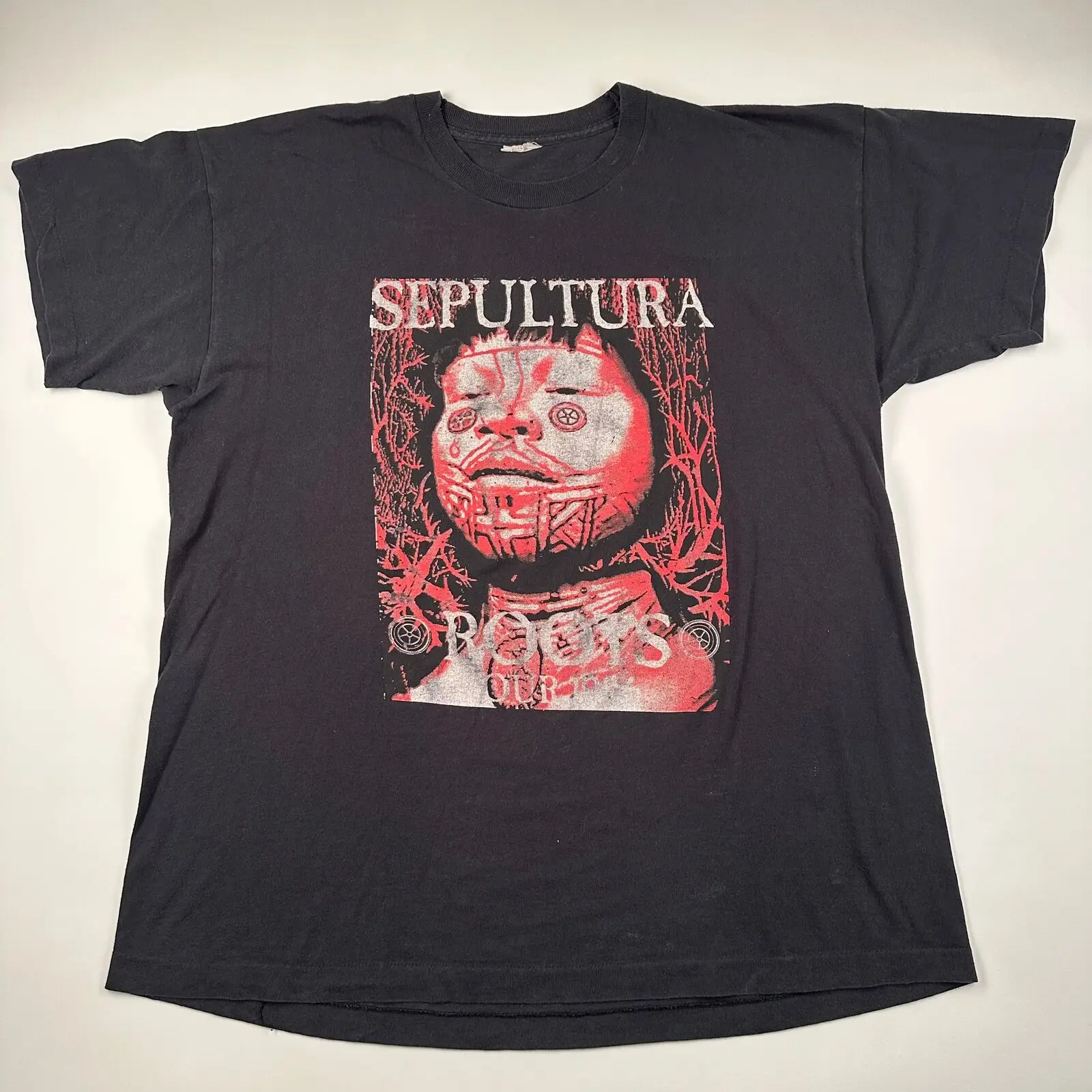 Vintage 1996 Sepultura T Shirt Xl Roots