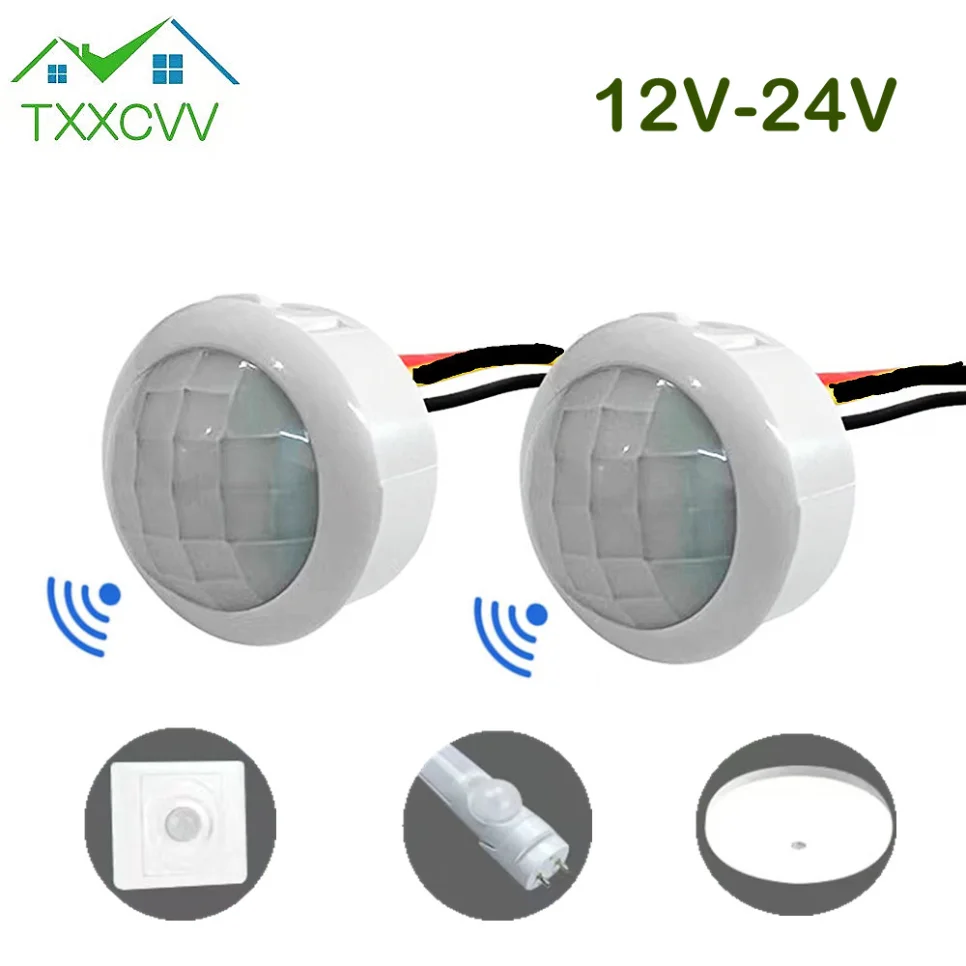 TxxCvv Pir Infrared Motion Automatic Light Sensor IR Detector Switch 9V 60V DC Human Body Induction Night Lamp Consignment