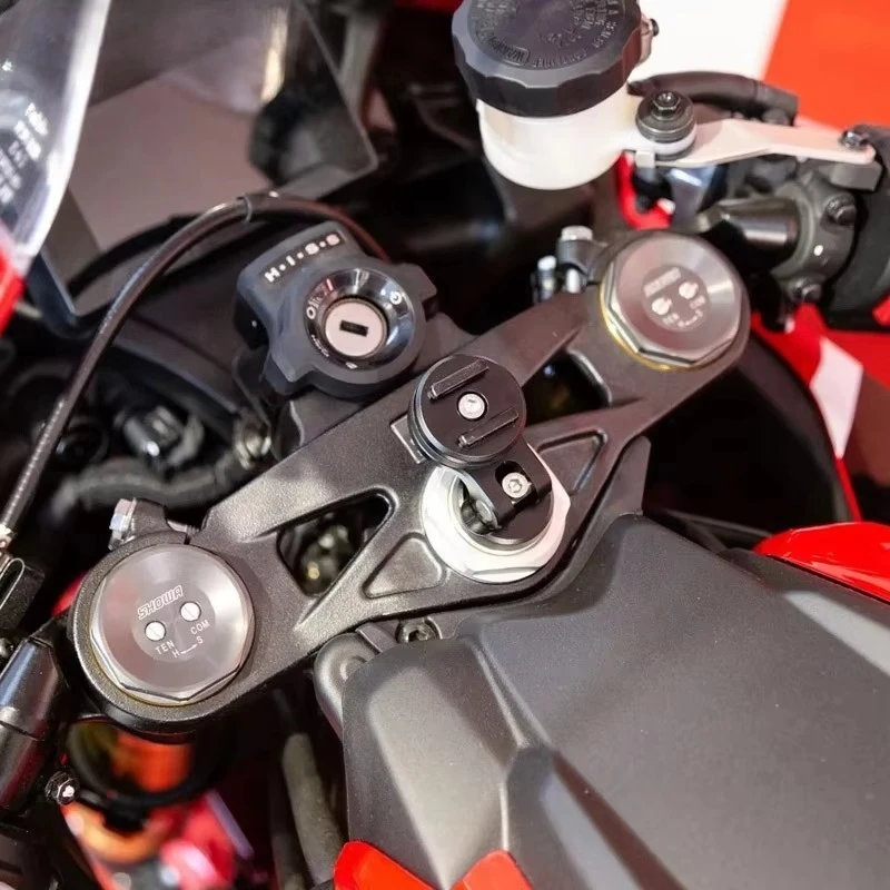 oder Motorrad Lenker M8 Handy Halter Riser Halterung GPS Navigation Mobile Halterung Unterstützung Universal M8 Schraube Moto