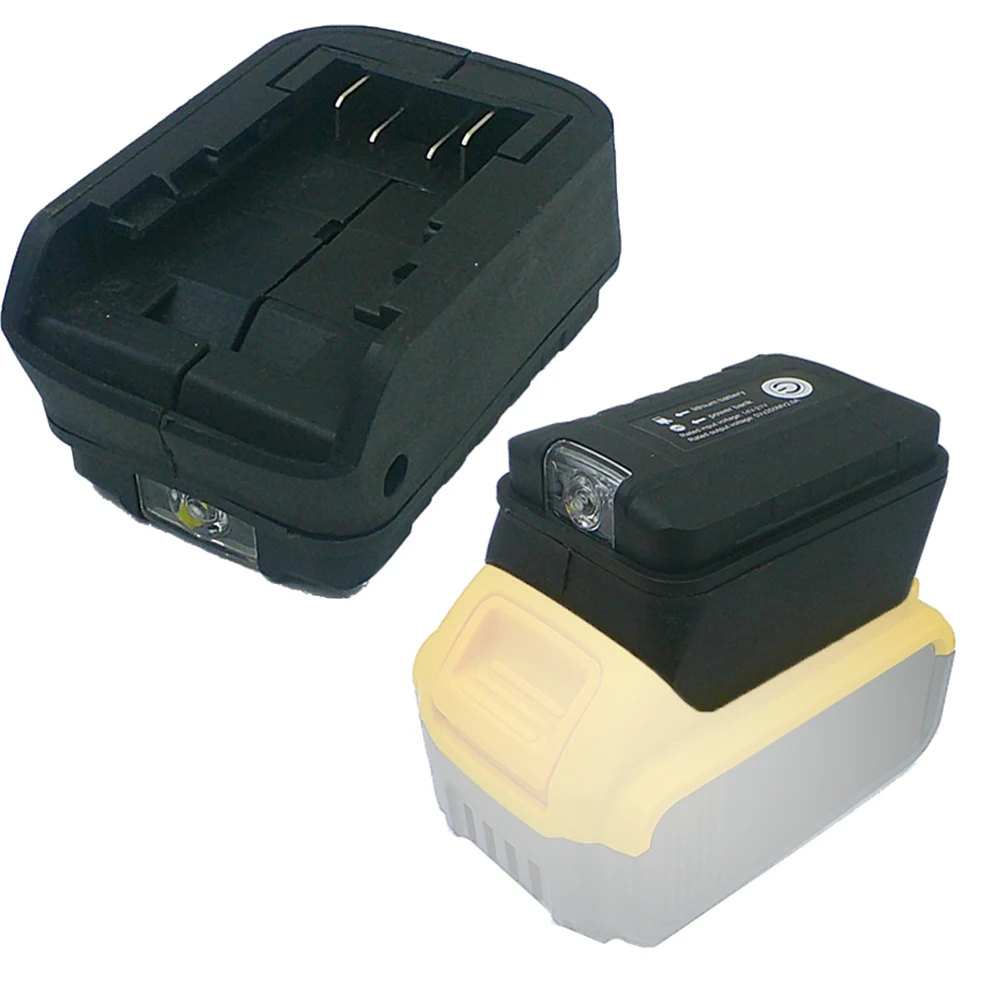 

Адаптер аккумулятора электроинструмента, вход постоянного тока 14 В-21 В, 2 А, выход постоянного тока 5 В, 2 А, USB-переходник для аккумулятора электроинструмента Dewalt 48-11-1862, аккумулятор