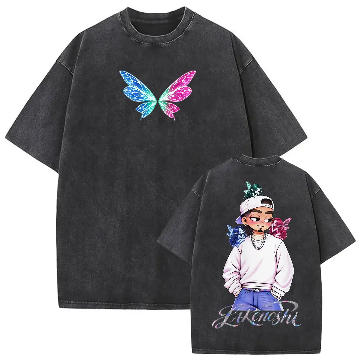 Vintage Washed Omar Courtz Por Si Manana No Estoy Tour T-Shirts Herren Damen Mode Ästhetisches T-Shirt Streetwear Oversized T-Shirt – Detail 18