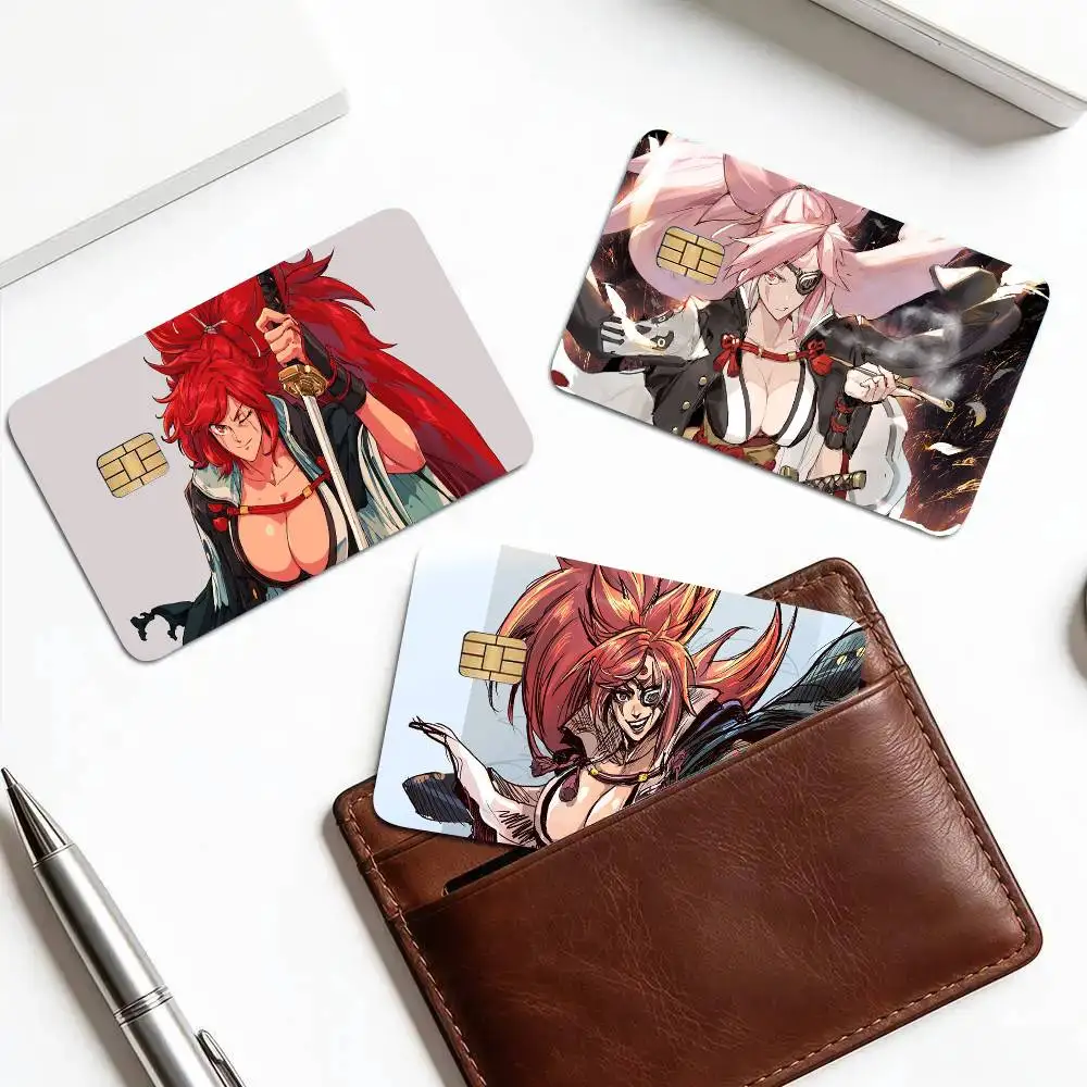 Baiken Fighting Game G-Guilty Gear Art Print Credit Card Skin Waterproof PVC Bank Card Decal