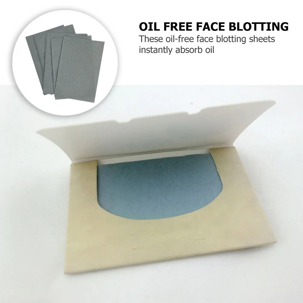 

200Pcs Oil Blotting Papers for Oily Skin Facial Absorbing Tissues Control Shine No Powder Residue Compact for Travel Office Gym