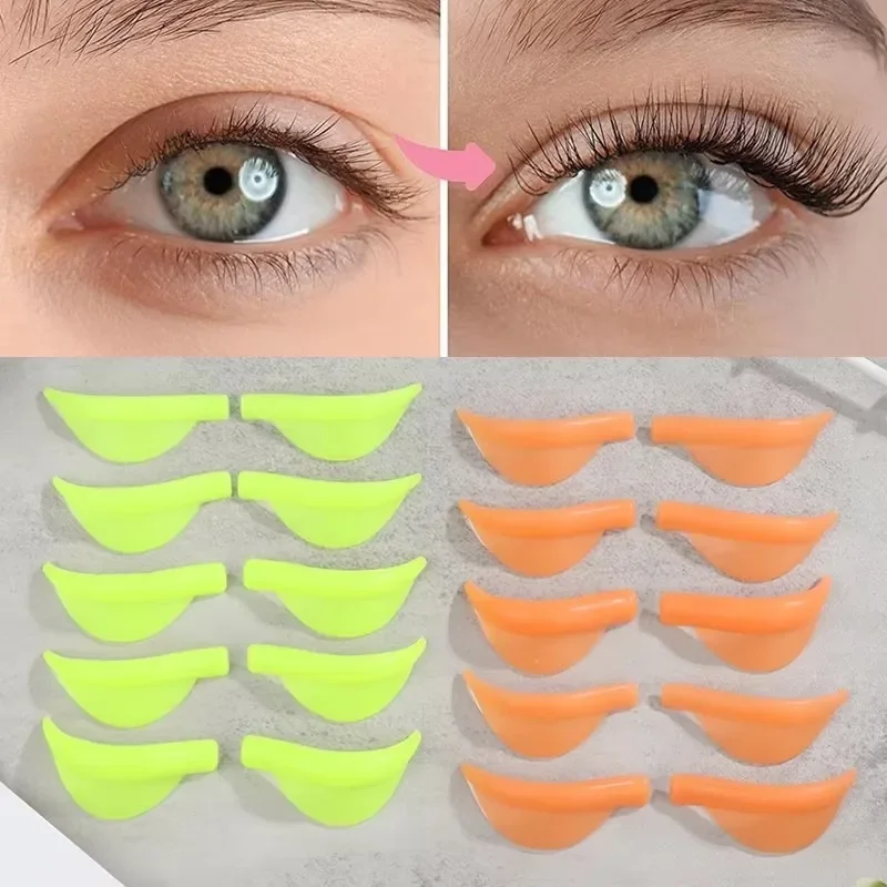 3D Eyelashes Curler Rods Shield Lashes Extension Supplies 7pairs Per Box Silicone Eyelash Perming Pad Lash Lifting Kit
