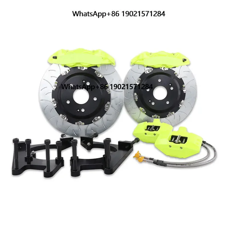 

Racing GT4 4 Pot Brake Caliper Rear Kit With 345/380mm Rotor Disc and Brake Pad for Honda VW