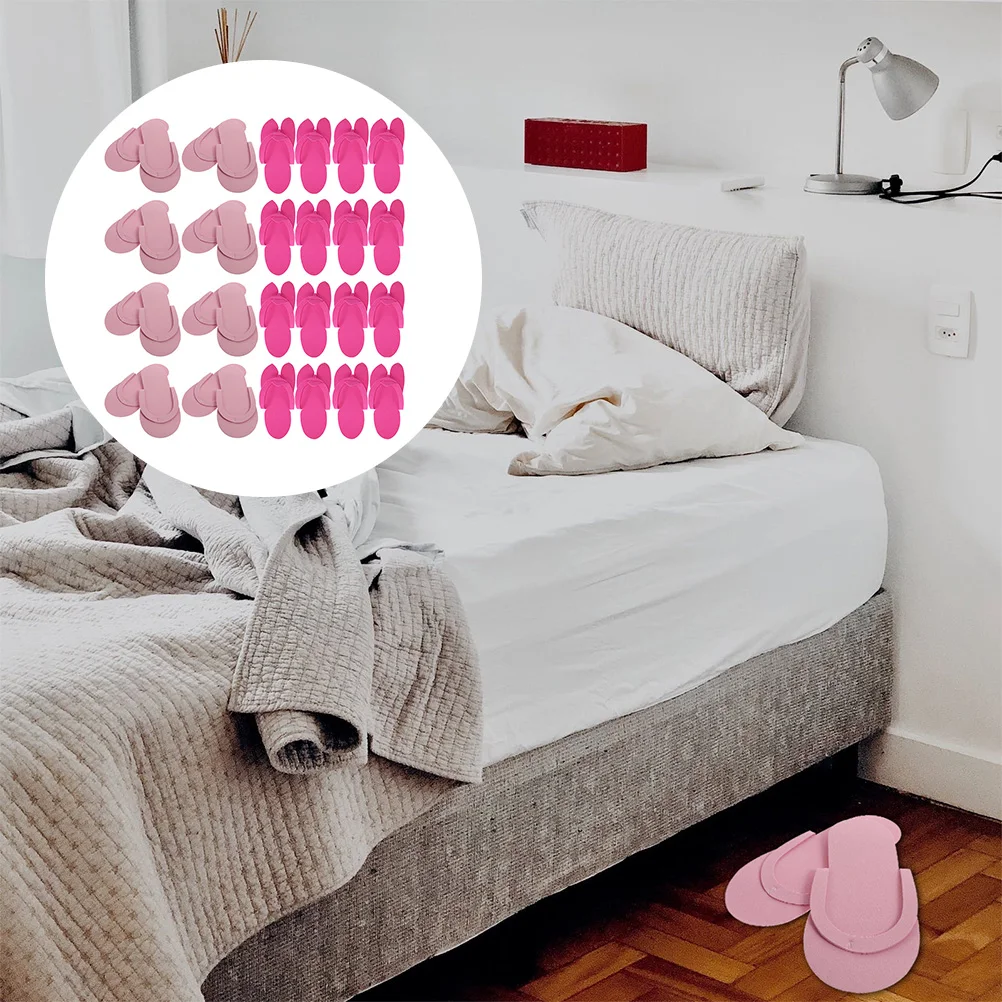 

16 пар одноразовых тапочек для педикюра, шлепанцы Eva, легкие нескользящие портативные дорожные тапочки для маникюрного салона