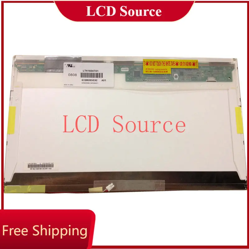 

LTN160AT01 A01 LTN160AT02 For Toshiba AX/53HPK HP CQ60 Asus X61S ACER Aspire 6930G 6935 6935G Laptop LCD SCREEN