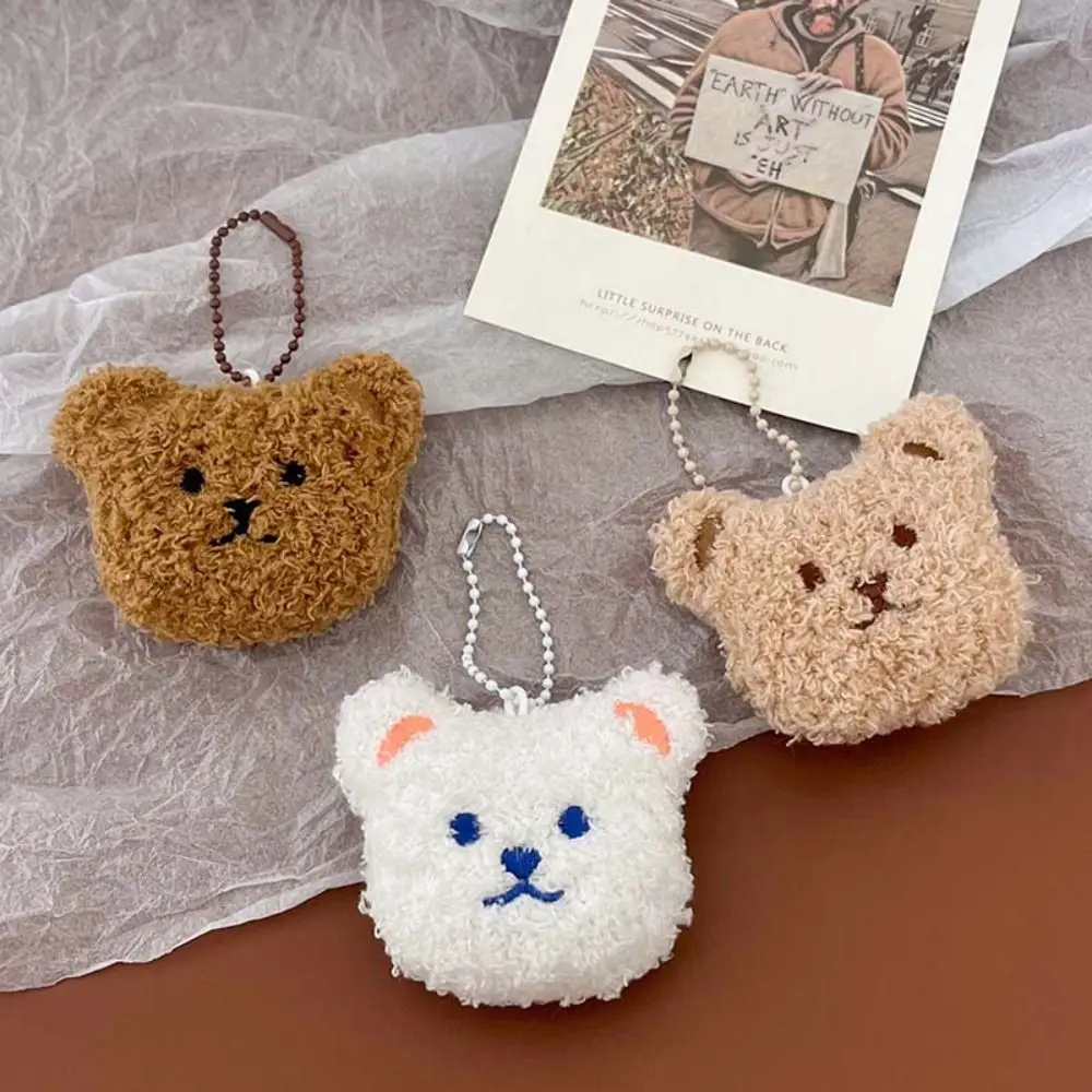 Niedlicher Stofftier-Bär-Anhänger, Anime-Taschenanhänger, Cartoon-Schlüsselanhänger, weich, unisex – Detail 5