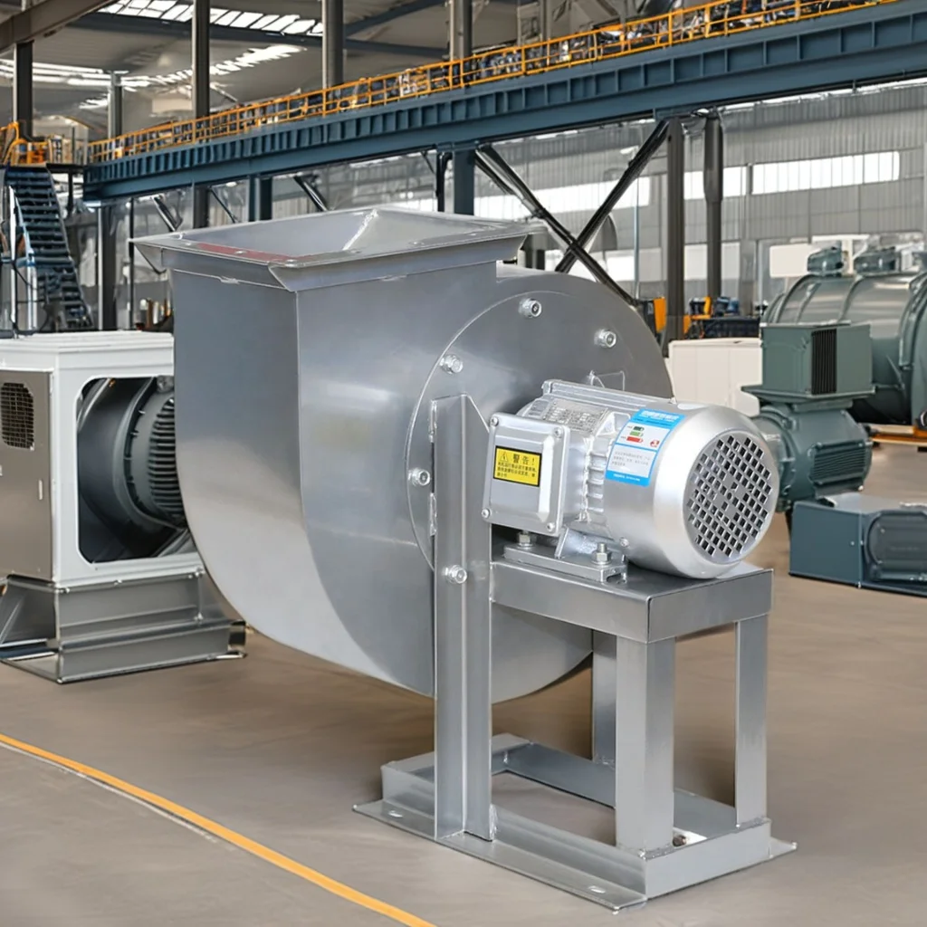2025 Ventilador de ventilação de exaustão centrífuga de remoção de poeira industrial personalizável de alta qualidade
