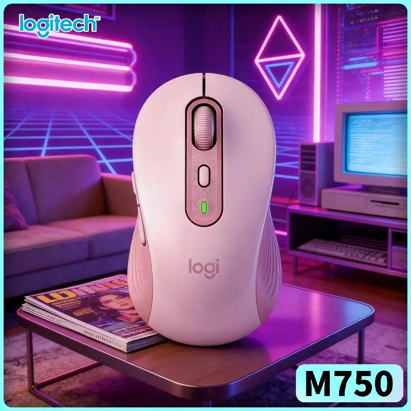 Logitech M750 Office Mouse - Precision Tracking Sensor, 3-Device Sync System, Rubber Comfort Grips, Trip Pick Tool