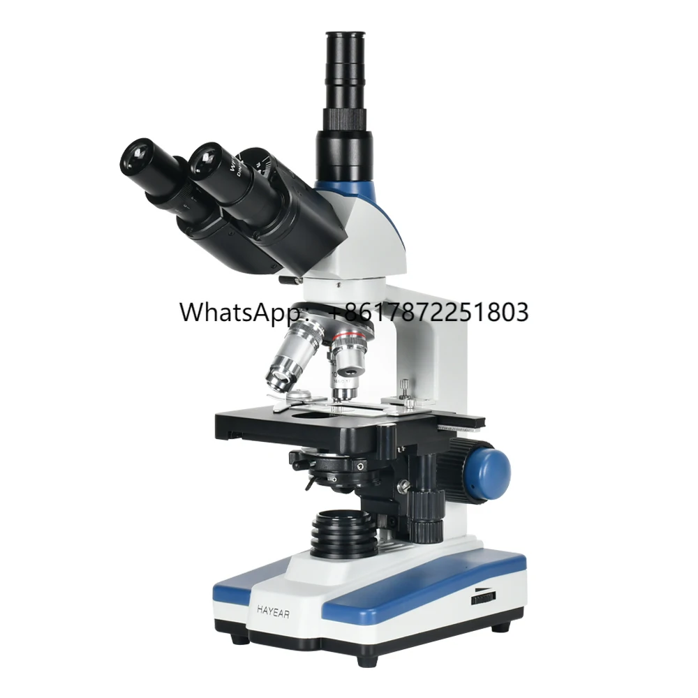 

Professional Biological Microscope, XY 3D Mechanical Device, 40X-2500X, Stage for Educational Medical Science Laboratory