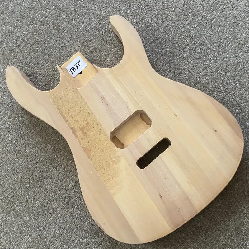 

IB375 Custom 6 String Electric Guitar in Solid Basswood with One Humbucker Pickups For ST Guitar DIY Semi Finishing Version