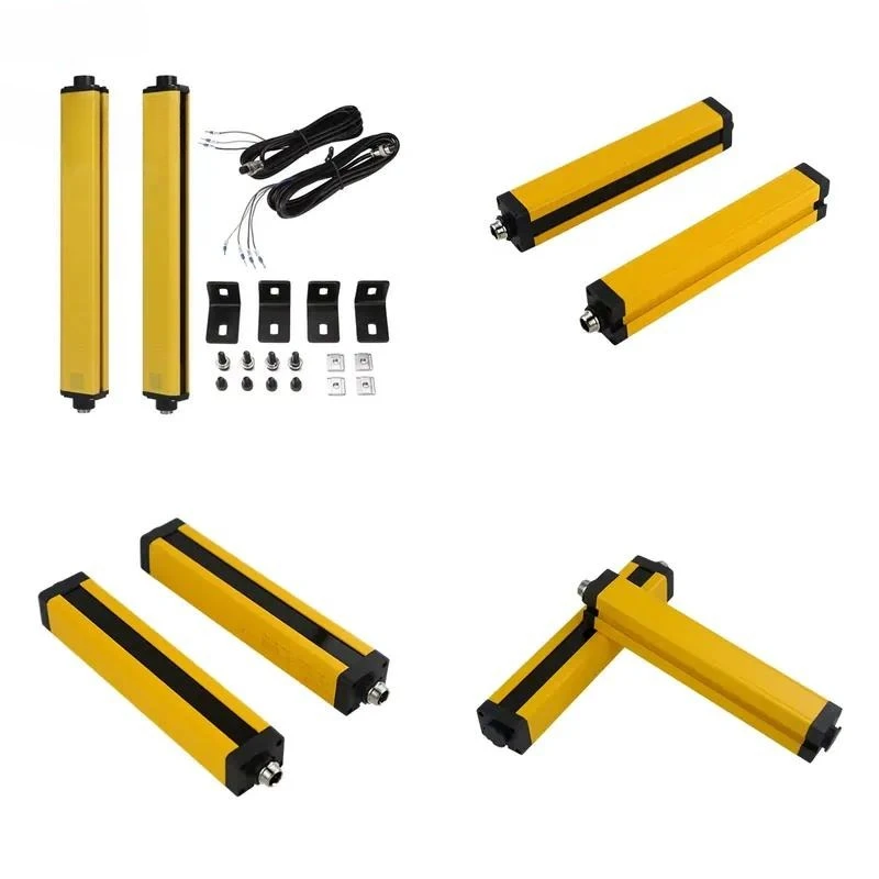 2 OSSD output safety gratings, type 4 equivalent protective gratings for machine protection systems PNP NPN
