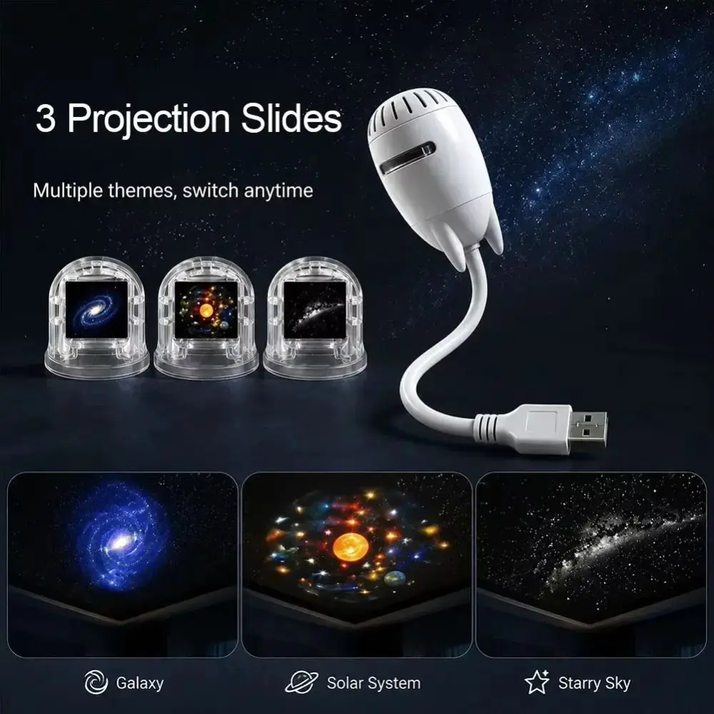 Interior High Precision Definition Night Light Focus Decorative Projector Night Light Starry Sky Night Light Gift