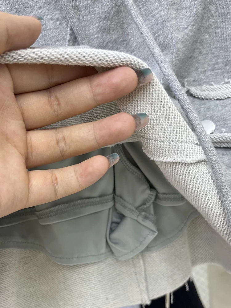 Gyaru Rok Leuke Cargo Minirok Zachte Badstof Zakken Kant Korte Rok voor Vrouwen Tiener-meisje Lente Zomer Y2K Acubi Outfit