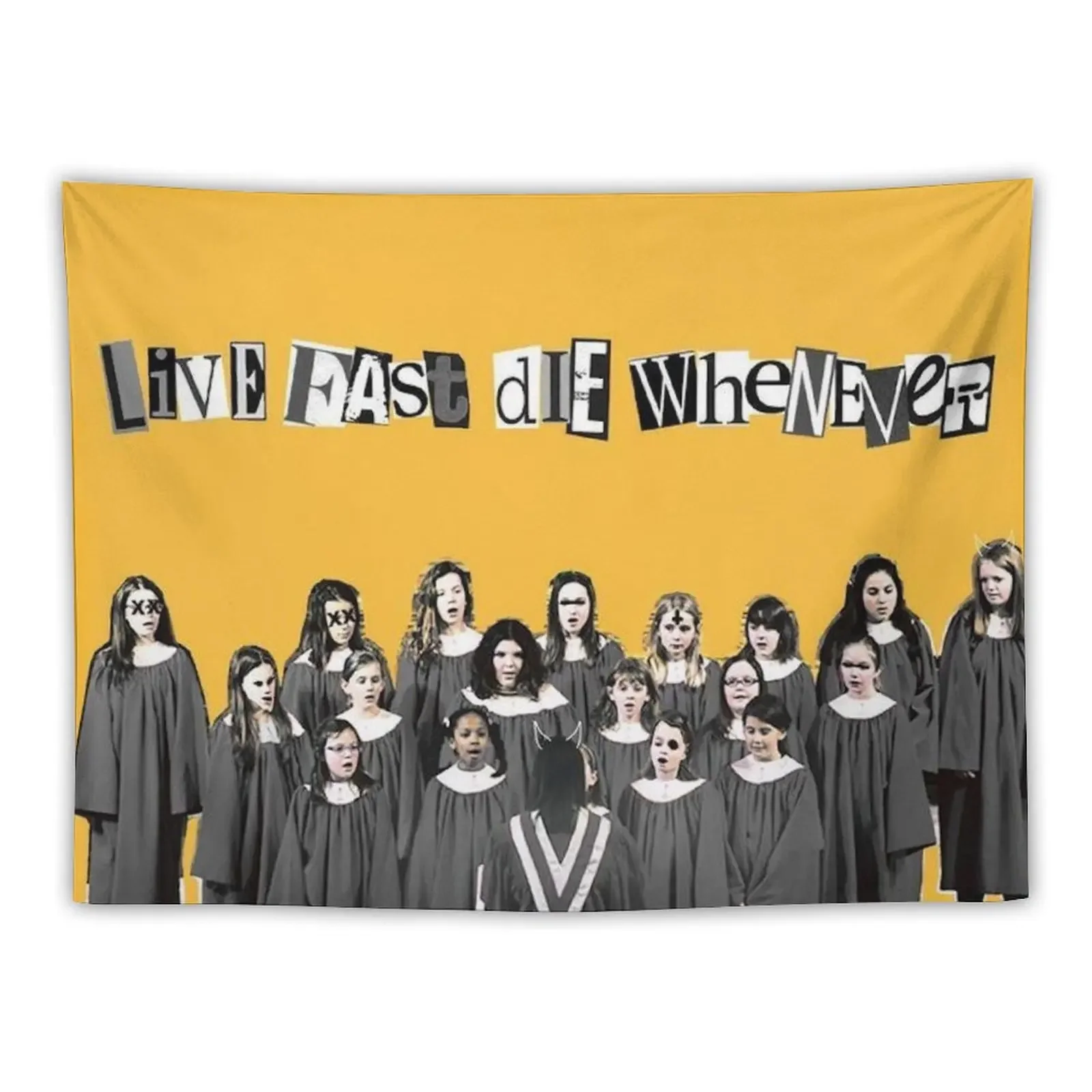 

live fast die whenever Tapestry Wall Carpet House Decoration Bedroom Decor Room Decorations Aesthetics Tapestry