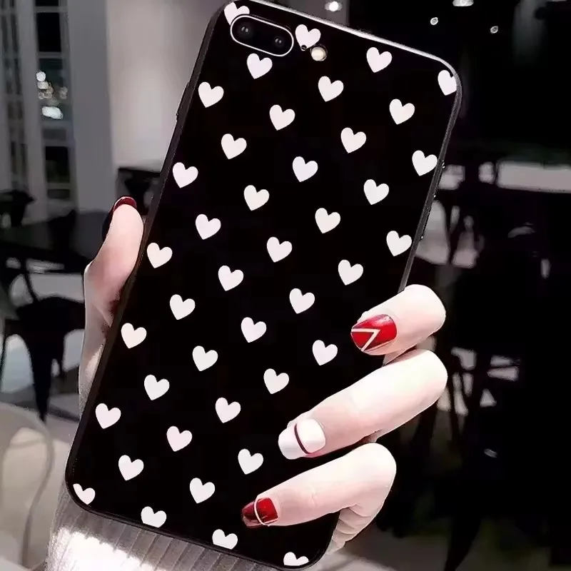 For LG G6 / G7 / G8 Case 3D Flower Relief Silicone Emboss Back Covers For LG G8 Thinq Cases LGG6 LGG7 LGG8 Soft Cute Cartoon
