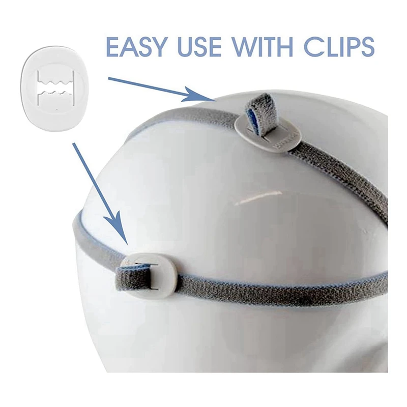 ABFT-6PCS เปลี่ยนหมวกสําหรับ Resmed Airfit P10 หมอนจมูกหน้ากาก CPAP สายรัด 12 คลิปปรับ