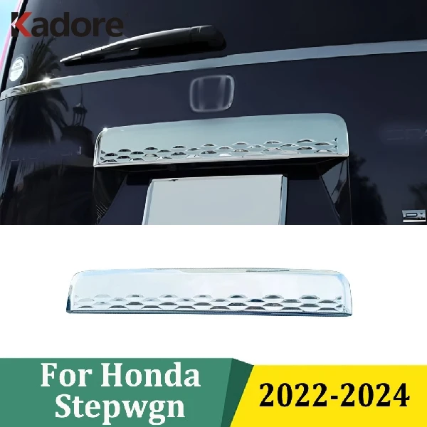 

Для Honda Stepwgn 2022 2023 2024: Хромированная накладка на крышку багажника из ABS-пластика, защитная полоса для задней двери, аксессуары для стайлинга автомобиля