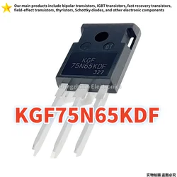 5PCS-10PCS/LOT New Original KGF75N65KDF KGF75N65 75N65KDF 75N65 TO-247 IGBT field-effect transistor