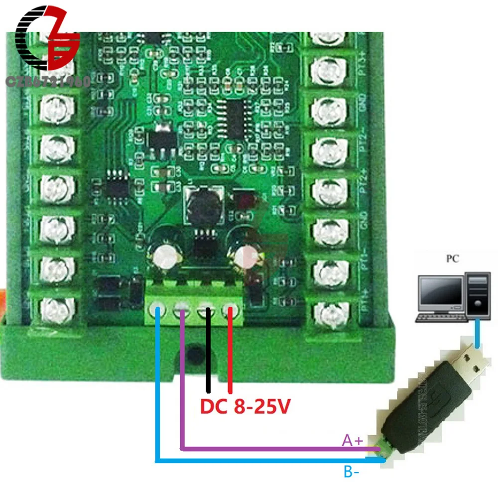 8ch DC 8-30V PT100 RTD RS485 Temperature Sensor Module Modbus RTU Platinum Thermal Resistance Collector -40~500C Thermostat