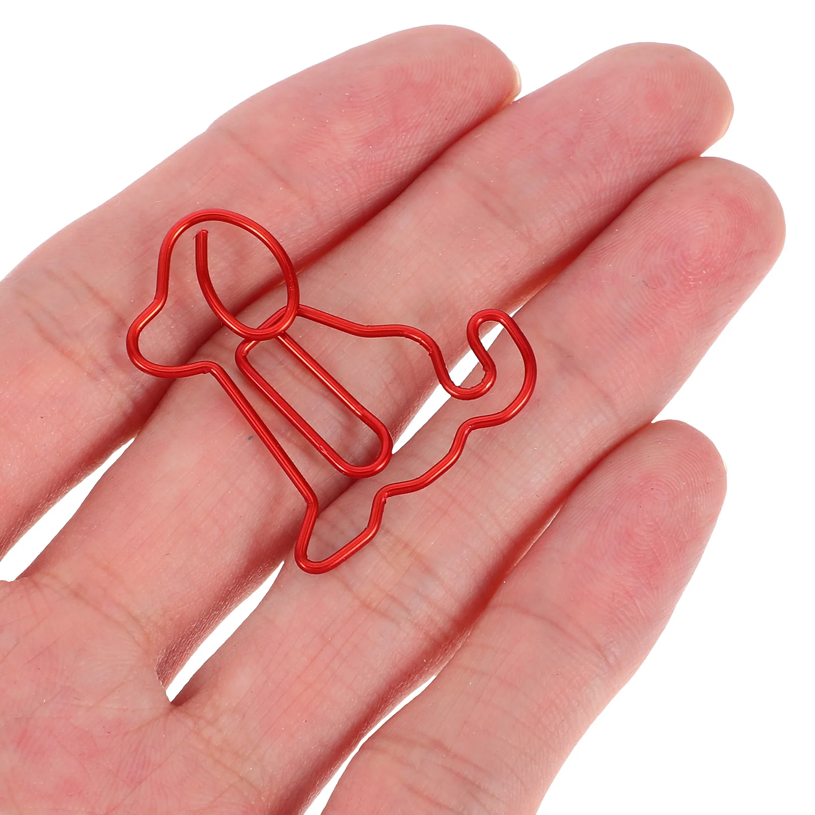 

50 Pcs Cute Paperclip Bookmark Animal Shaped Clips Funny Colored Paperclips Office