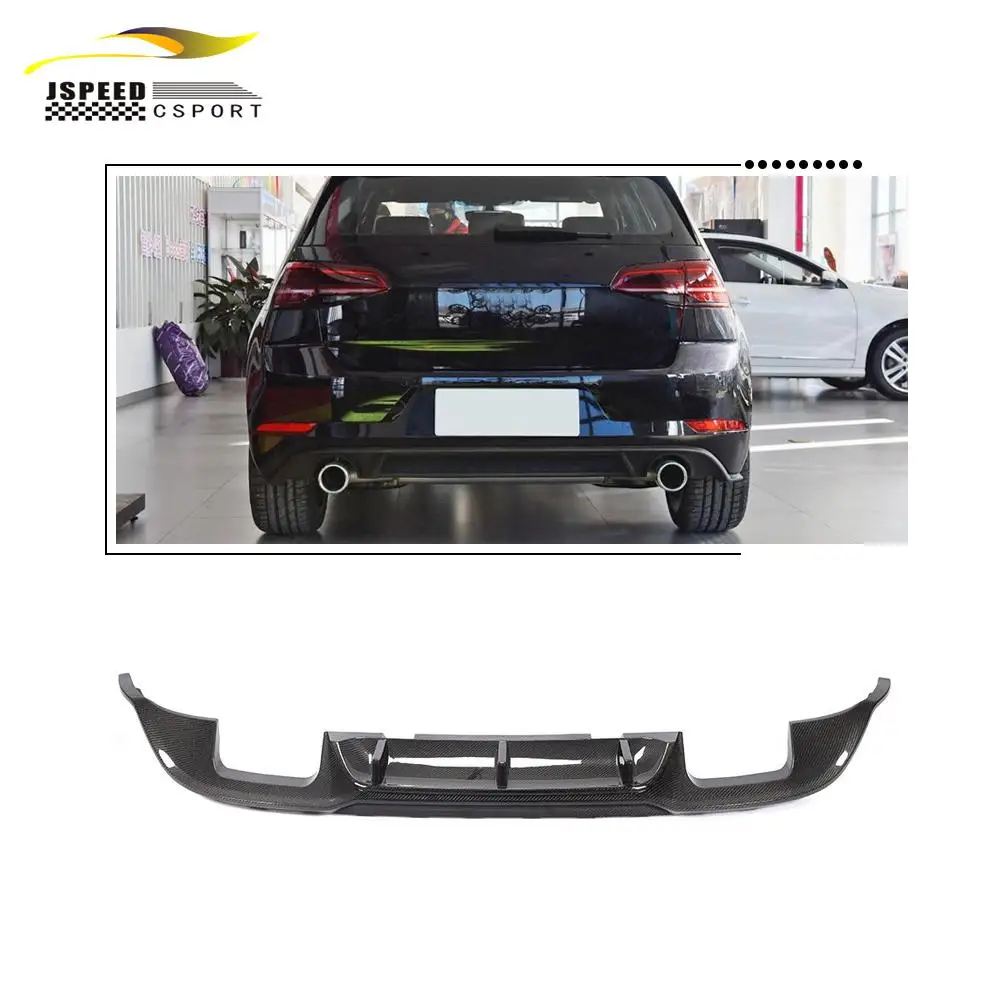 

Подходит для губы заднего бампера MK7.5 из углеродного волокна подходит для Volkswagen Golf 7.5 GTI 2D 4D хэтчбек 2018-2020, но n