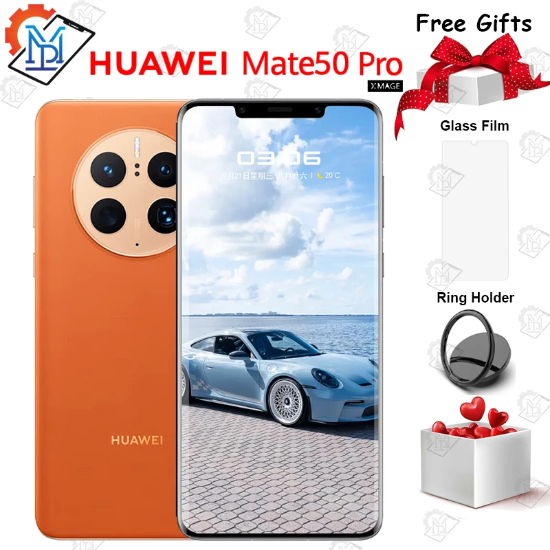 

Original Huawei Mate 50 Pro 4G Mobile Phone 6.74 Inch 256GB/512GB Snapdragon 8+ Gen 1 HarmonyOS 3.0 NFC Smartphone