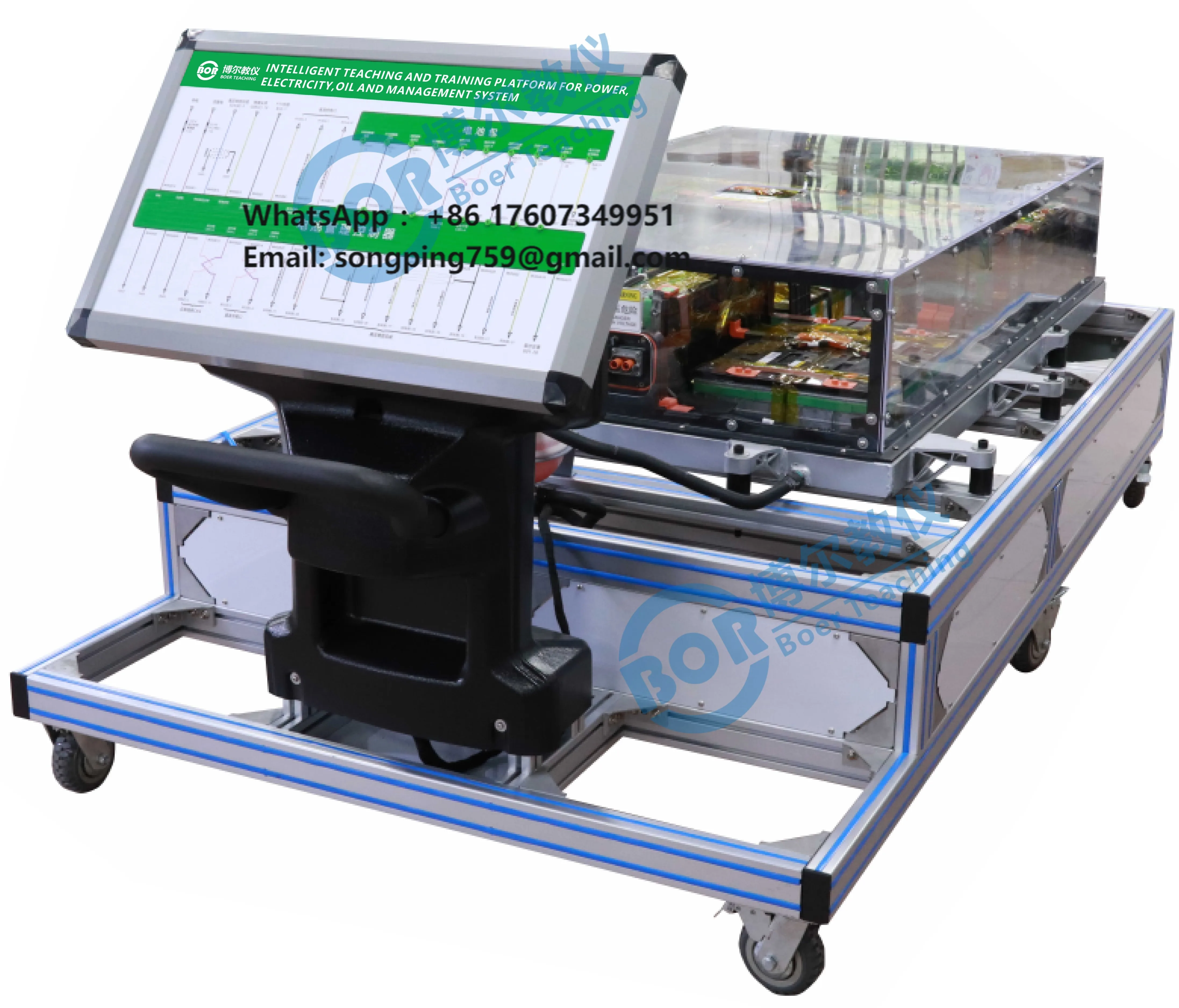 Professional Simulated New Energy Power Battery Management System Training Platform for School Automotive Repair Training Course