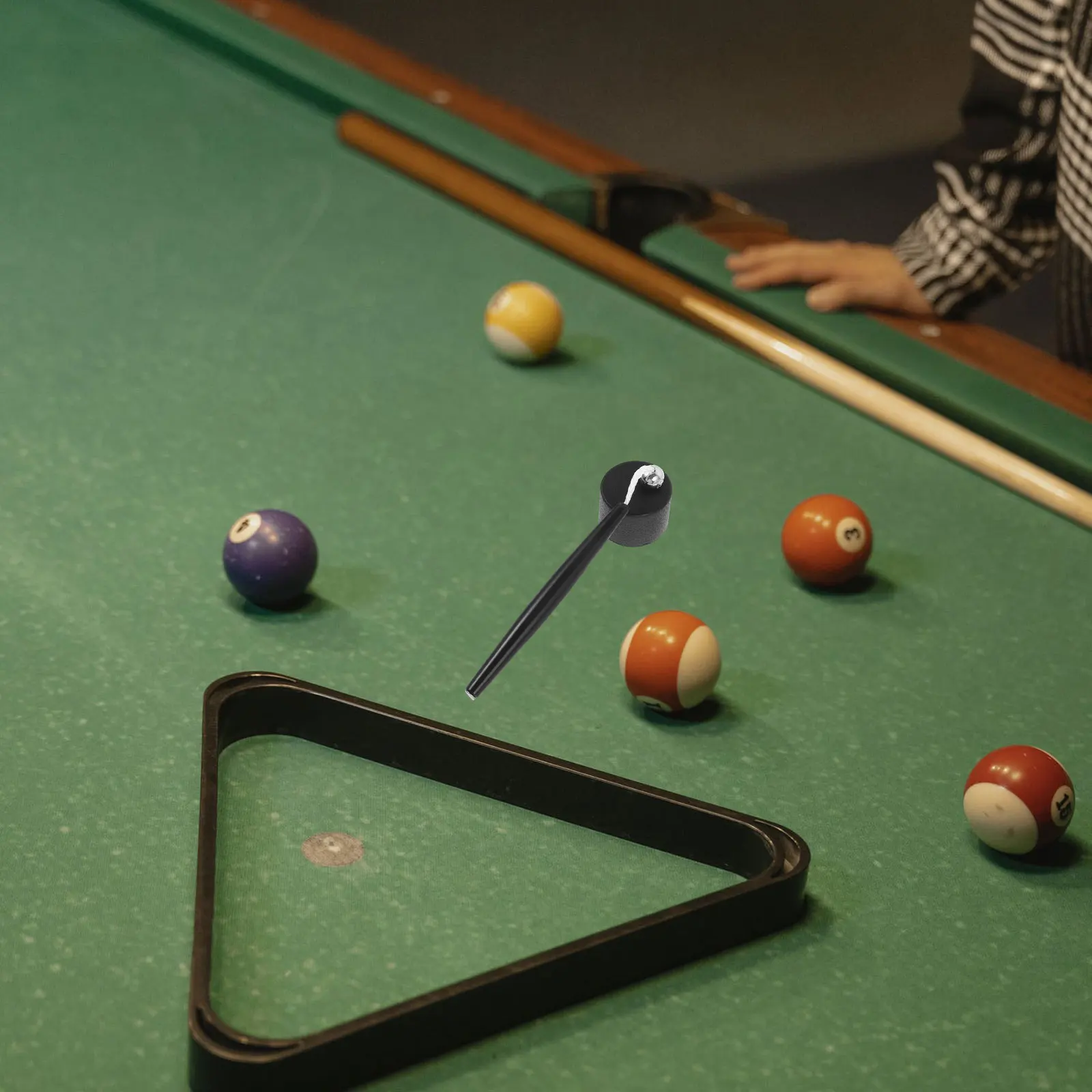 

Chocolate Hat Billiard Chalk Holder Holders Metal Snooker Pouch for Pool