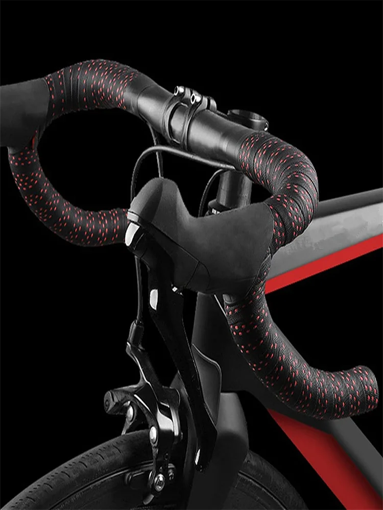 AliExpress NONE 1Pair Road Bike Handlebar Tape Anti Slip Silicone Gel Handlebar Tape Shock Absorption Cycling Bar Tape Bicycle Accessories