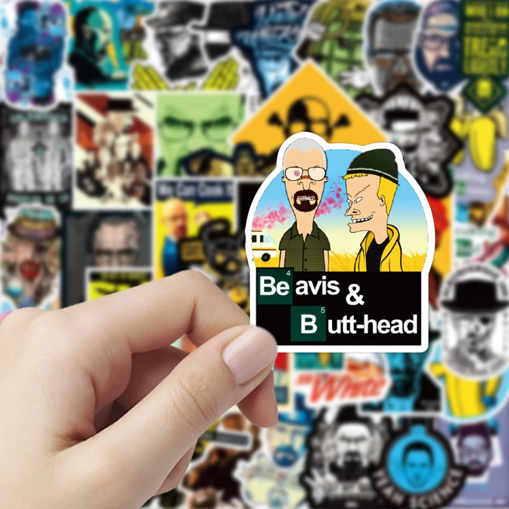 10/30/50pcs TV Show Breaking Bad Stickers Graffiti Decals DIY Scrapbooking Guitar Laptop Tablet Waterproof Sticker for Kids Toys