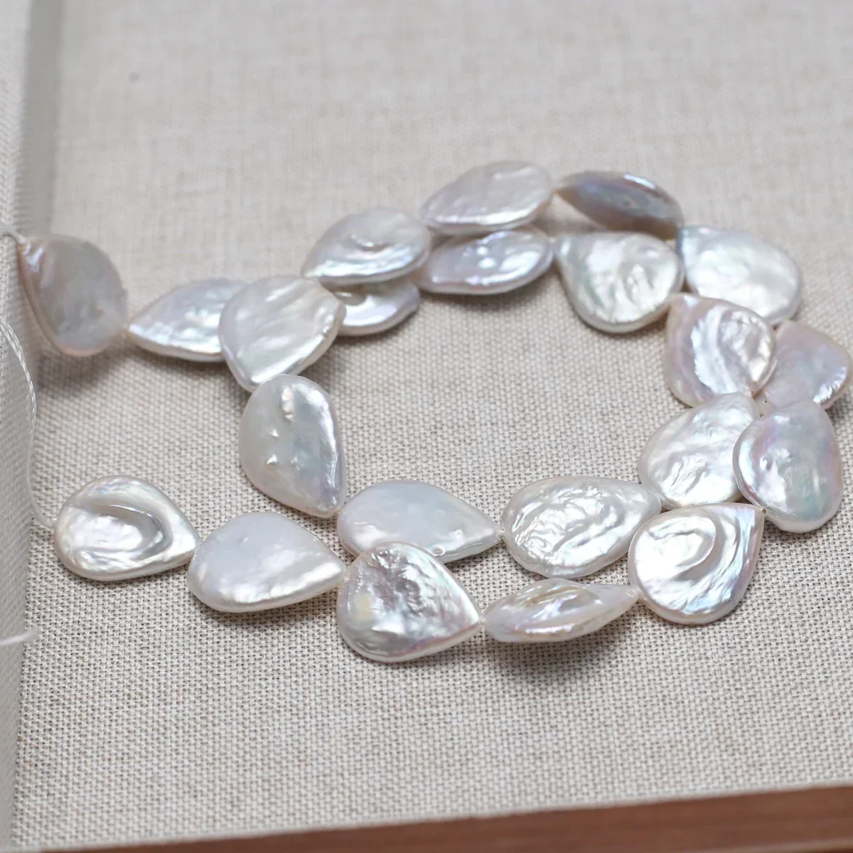 

13x18mm AAAA Fine Natural Freshwater Teardrop White Pearl Bead Jewelry Make Gift DIY Necklace Bracelet Accessories Wedding Women